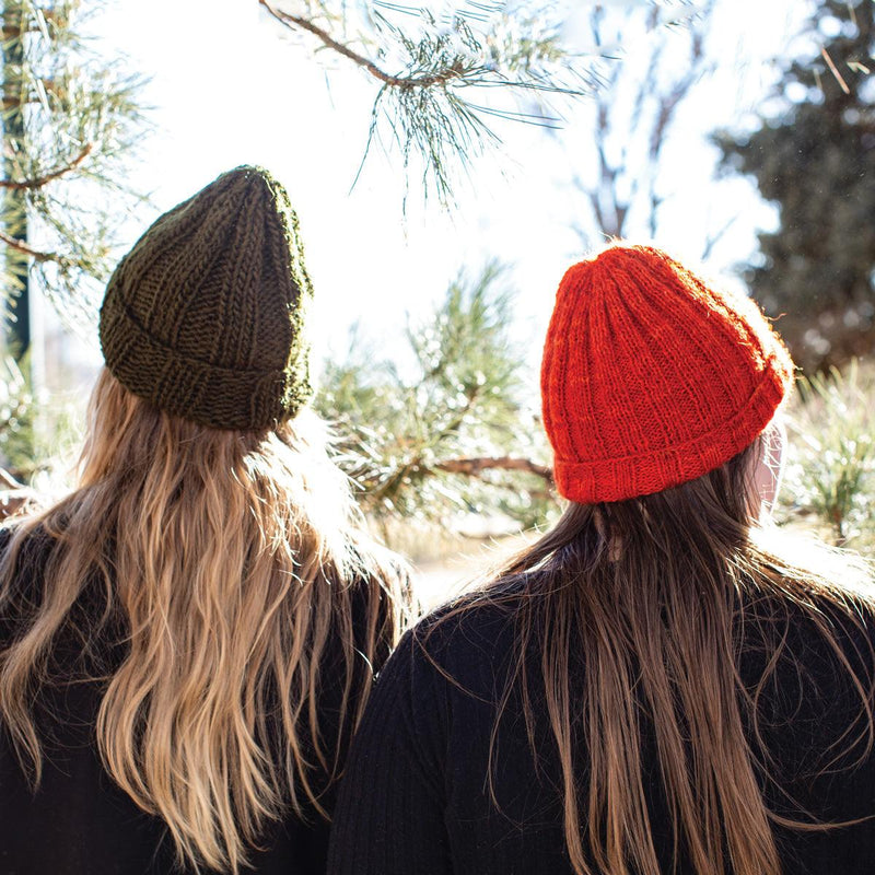 All Cast-On for the Basic Ribbed Beanie!