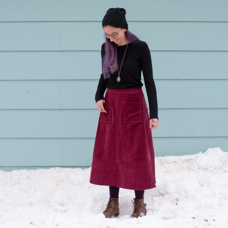 Aly's Corduroy Reed Skirt