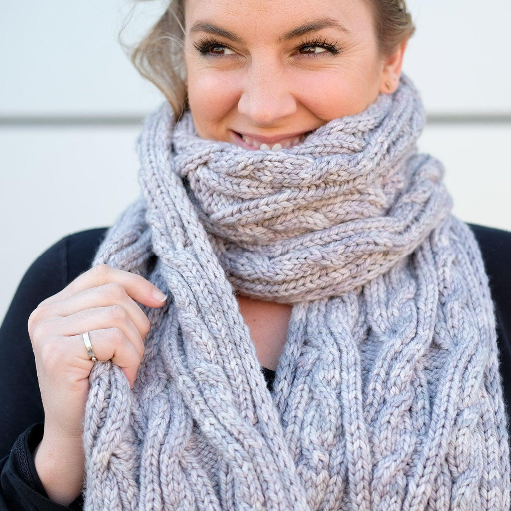 Kelly's Jumbo Cable Scarf