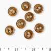 Dill Buttons Antique Gold 2 Hole Metal Button - Antique Gold 2 Hole Metal Button - undefined Fancy Tiger Crafts Co-op