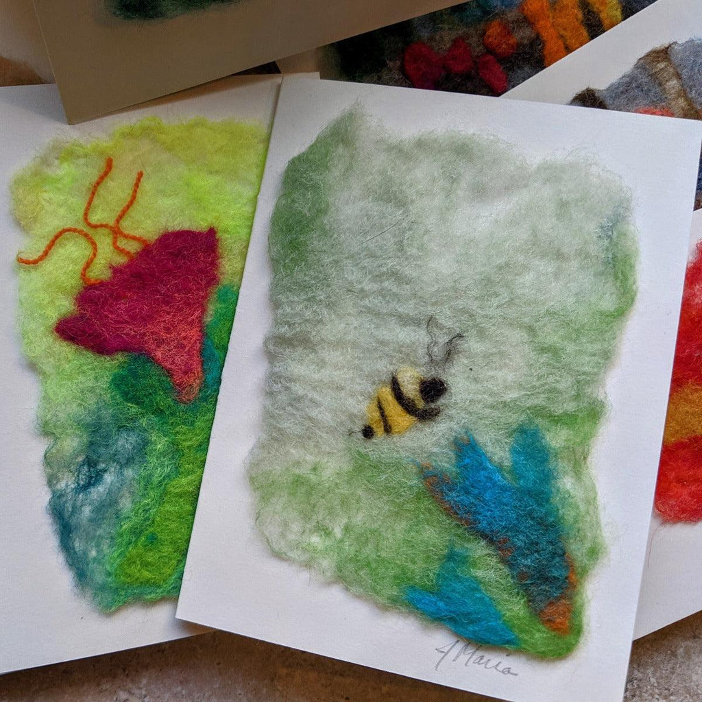 Class Felted Cards - Felted Cards - undefined Fancy Tiger Crafts Co-op