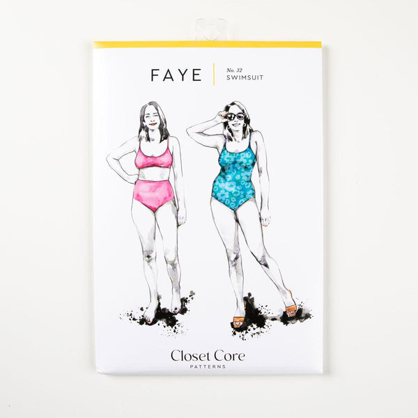 Closet Core Patterns Faye Swimsuit - Faye Swimsuit - undefined Fancy Tiger Crafts Co-op