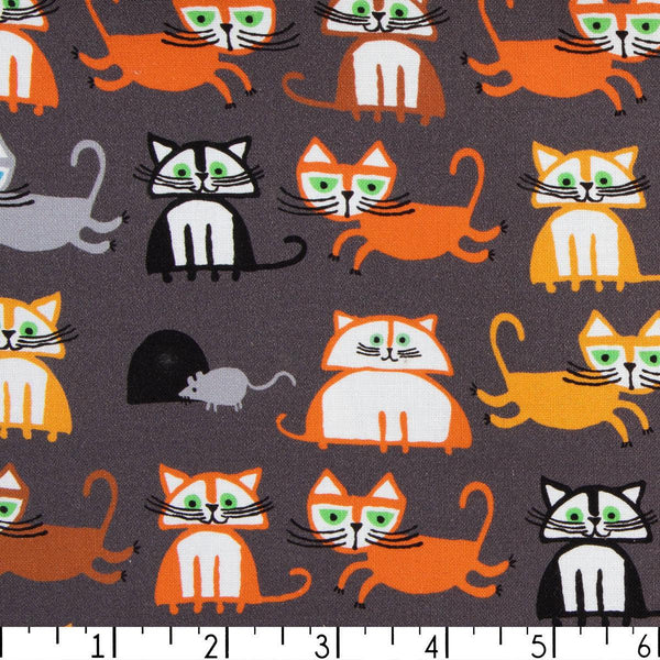Cloud9 Fabrics Cats - Cats - undefined Fancy Tiger Crafts Co-op