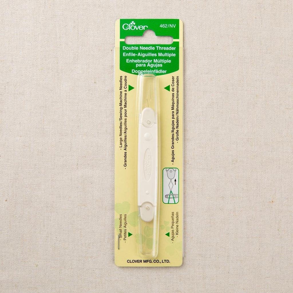 Clover Double Needle Threader - Double Needle Threader - undefined Fancy Tiger Crafts Co-op