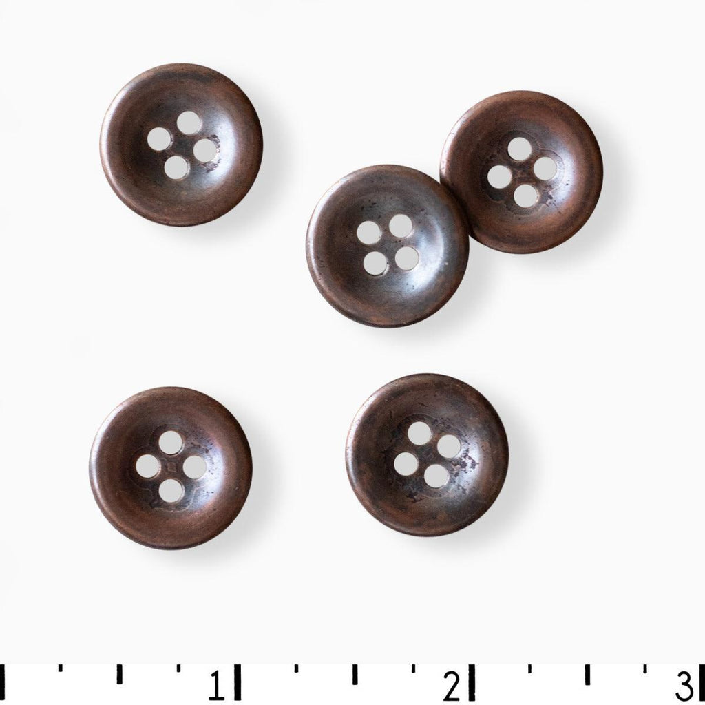 Dill Buttons Copper Button 18mm - Copper Button 18mm - undefined Fancy Tiger Crafts Co-op