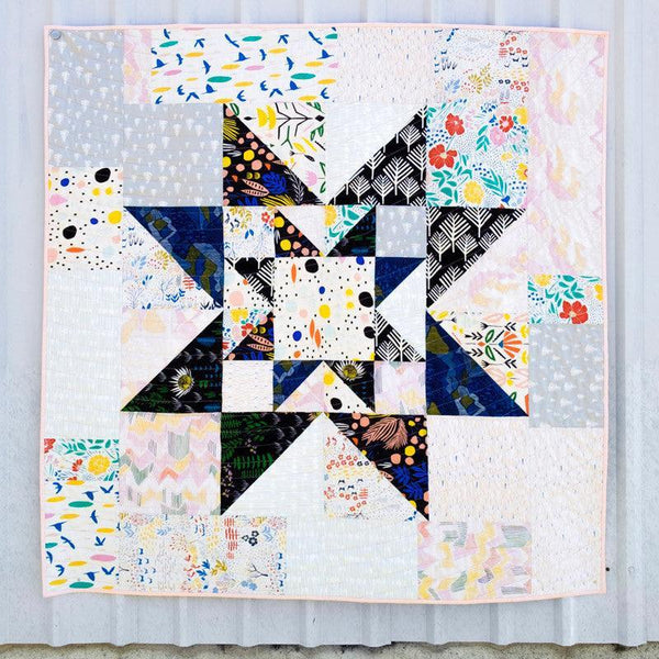 Fancy Tiger Crafts Double Star Quilt PDF Pattern - Double Star Quilt PDF Pattern - undefined Fancy Tiger Crafts Co-op