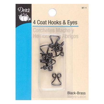 Dritz Hooks & Eyes White Size 1 and 2 