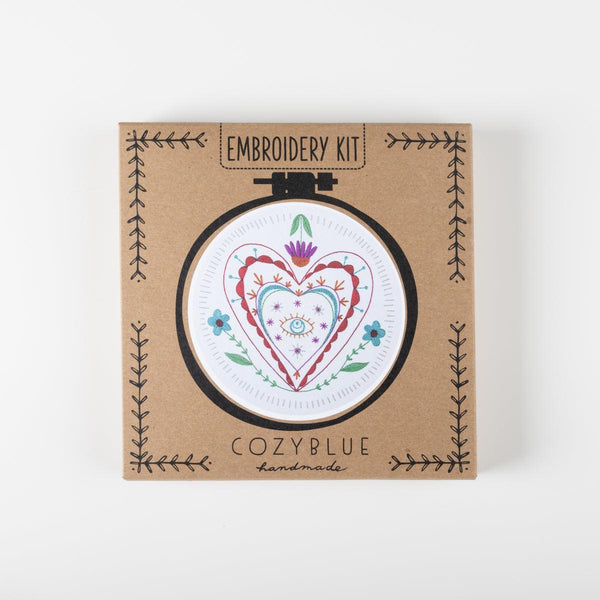 Cozy Blue Envision Embroidery Kit - Envision Embroidery Kit - undefined Fancy Tiger Crafts Co-op