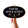 Junebug and Darlin Find the Witch Within Cross Stitch Kit - Find the Witch Within Cross Stitch Kit - undefined Fancy Tiger Crafts Co-op