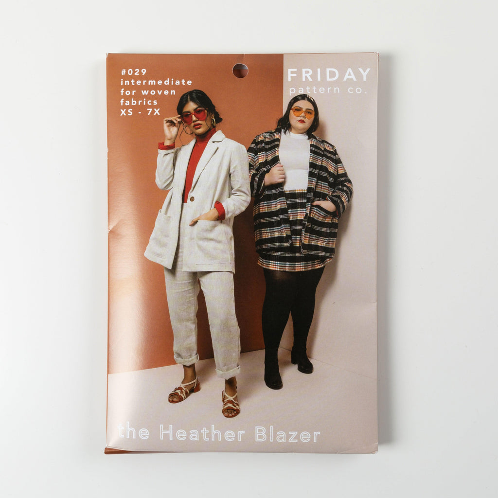 Friday Pattern Co Heather Blazer - Heather Blazer - undefined Fancy Tiger Crafts Co-op