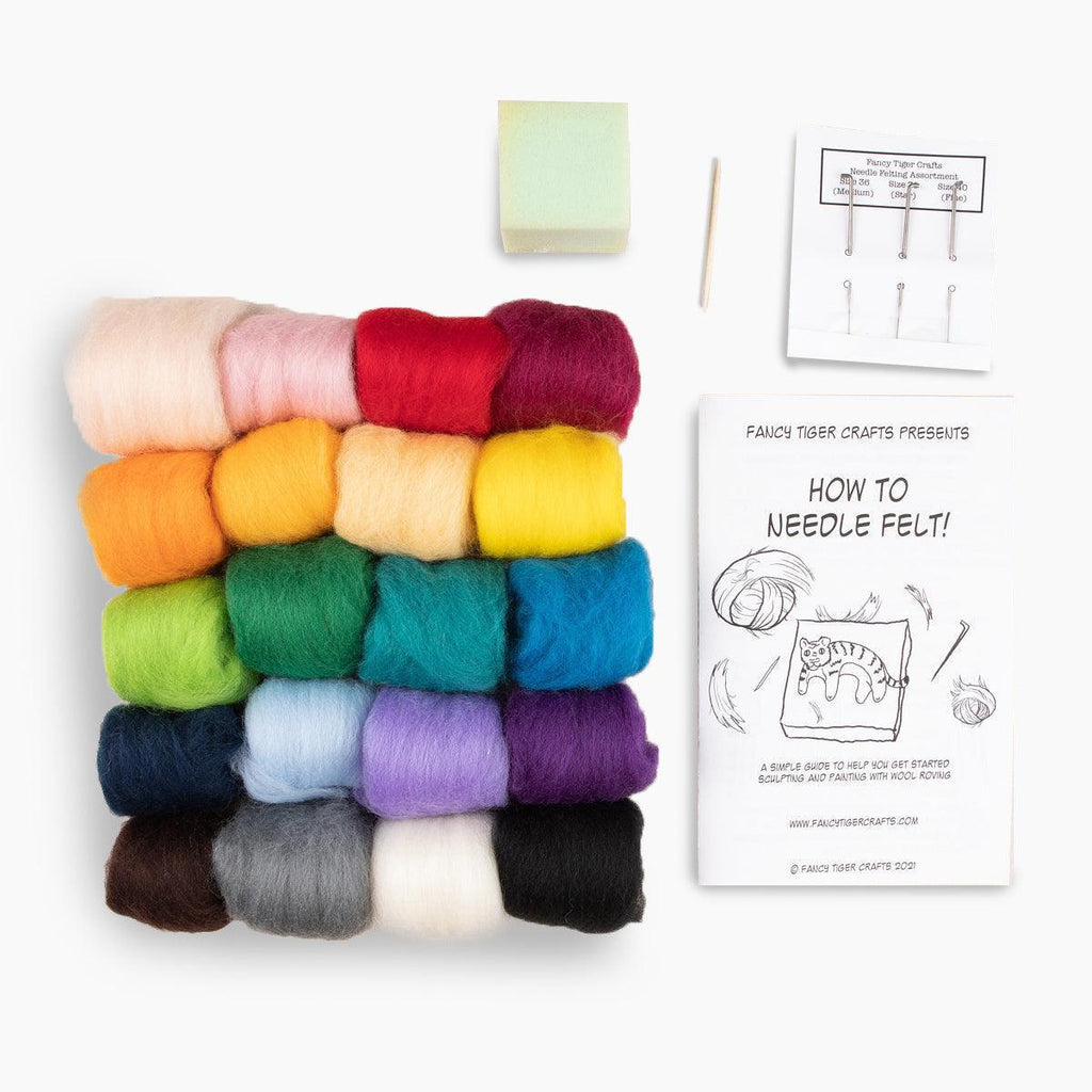 Fancy Tiger Crafts FTC Learn to Felt Kit - FTC Learn to Felt Kit - undefined Fancy Tiger Crafts Co-op