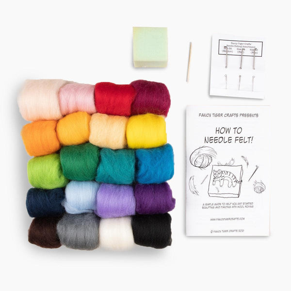 Fancy Tiger Crafts FTC Learn to Felt Kit - FTC Learn to Felt Kit - undefined Fancy Tiger Crafts Co-op