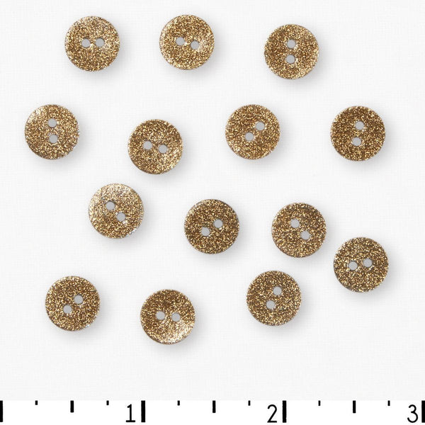 Textile Garden Glitter Shell Button 10mm - Glitter Shell Button 10mm - undefined Fancy Tiger Crafts Co-op