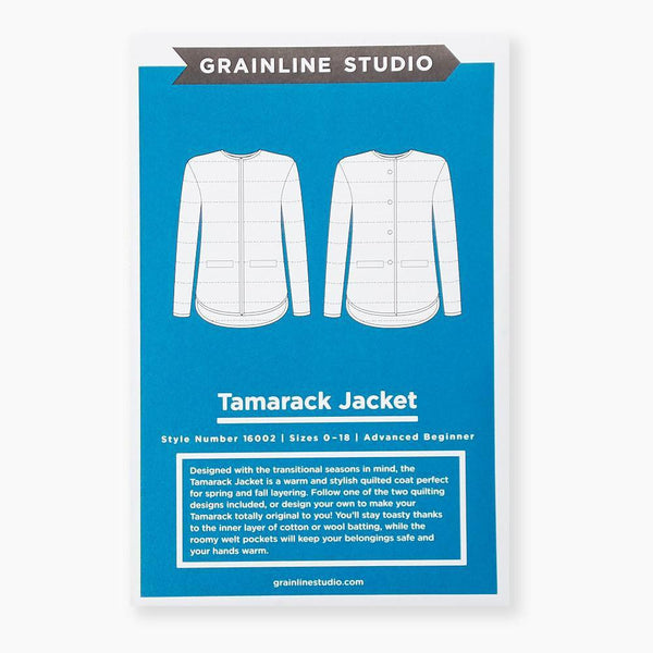 Grainline Studio Tamarack Jacket Pattern - Tamarack Jacket Pattern - undefined Fancy Tiger Crafts Co-op