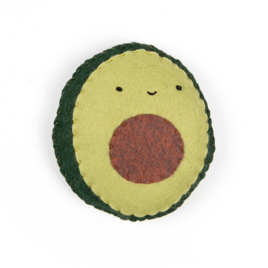 Heron Hill Stitch Co Frida the Unstoppable Avocado Felt Stitching Kit - Frida the Unstoppable Avocado Felt Stitching Kit - undefined Fancy Tiger Crafts Co-op