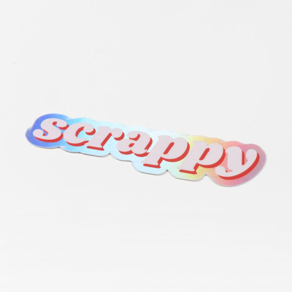 Whipstitch Handmade Holographic Scrappy Sticker - Holographic Scrappy Sticker - undefined Fancy Tiger Crafts Co-op