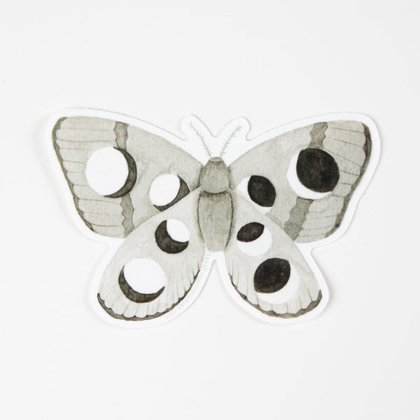 Bee's Knees Lunar Moth Vinyl Sticker - Lunar Moth Vinyl Sticker - undefined Fancy Tiger Crafts Co-op