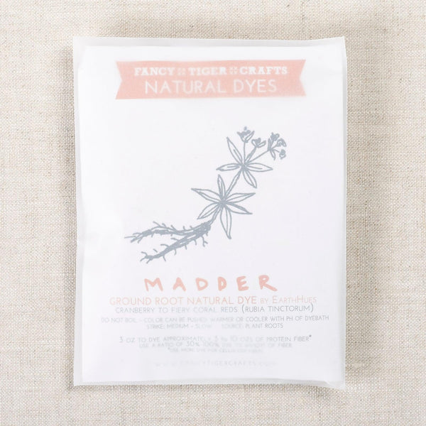 Earthues Madder Root 3 oz - Madder Root 3 oz - undefined Fancy Tiger Crafts Co-op