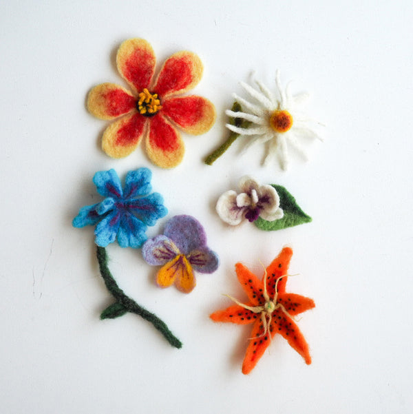 Needle Felting: Flowers