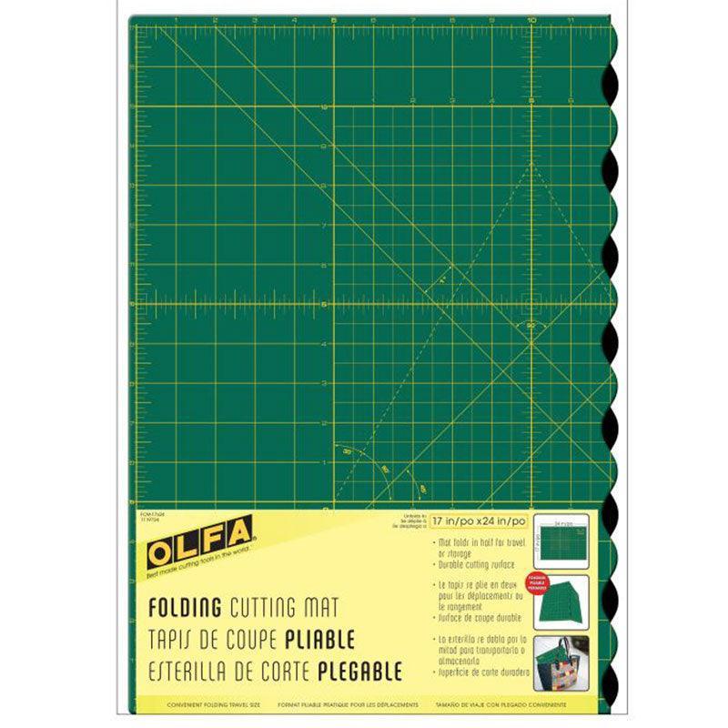 Olfa Olfa Folding Cutting Mat 17" x 24" - Olfa Folding Cutting Mat 17" x 24" - undefined Fancy Tiger Crafts Co-op