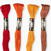 Presencia Presencia Finca Mouline Embroidery Floss in Red, Orange, Brown Shades - Presencia Finca Mouline Embroidery Floss in Red, Orange, Brown Shades - undefined Fancy Tiger Crafts Co-op