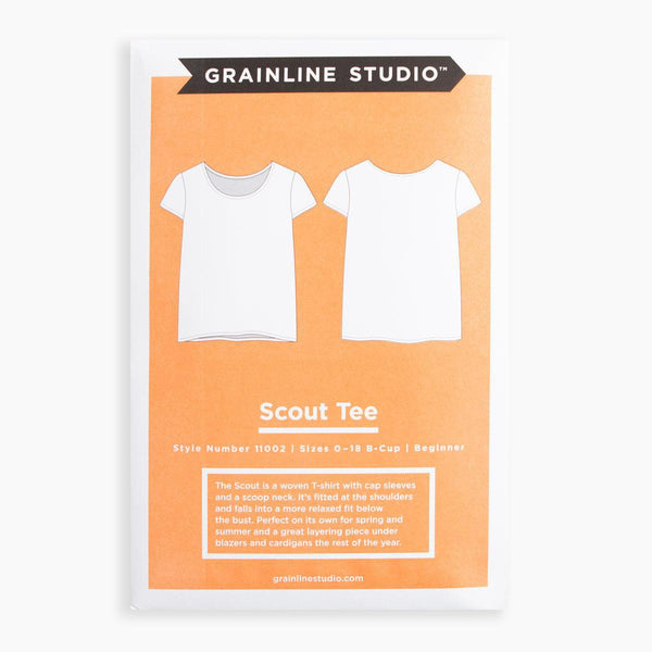 Grainline Studio Scout Tee - Scout Tee - undefined Fancy Tiger Crafts Co-op