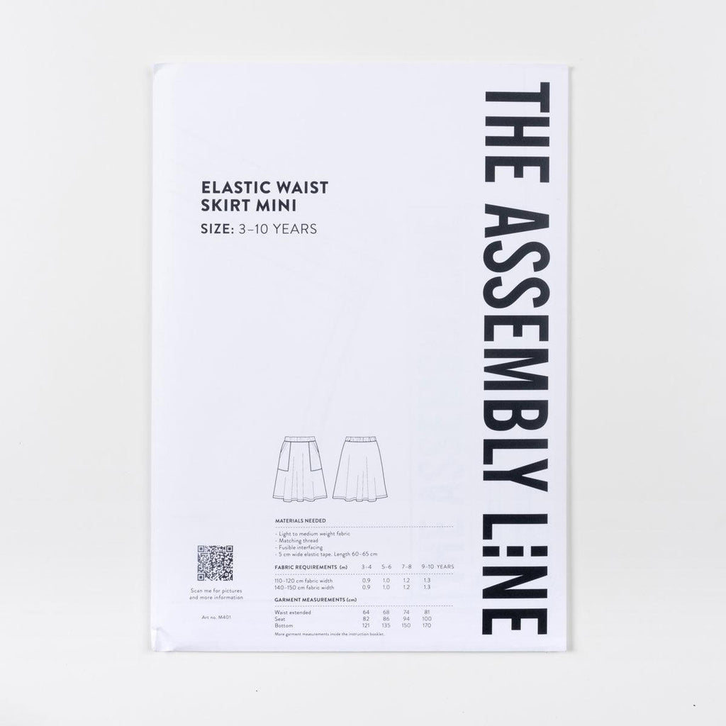 The Assembly Line Elastic Waist Skirt Mini - Elastic Waist Skirt Mini - undefined Fancy Tiger Crafts Co-op