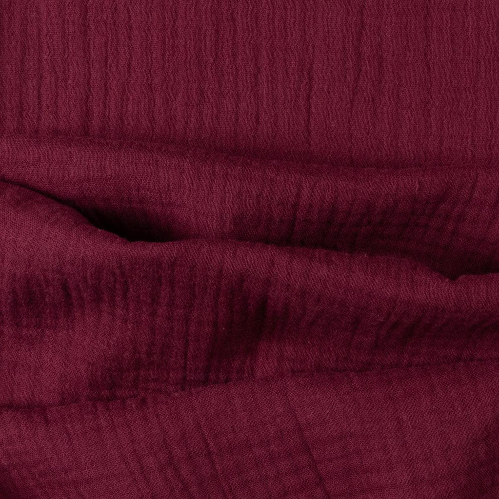 Purple Double Gauze Fabric  Buy Purple Crinkle Cotton Dress Fabric